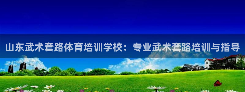 富联丰地产交易平台：山东武术套路体育培训学校：专业武