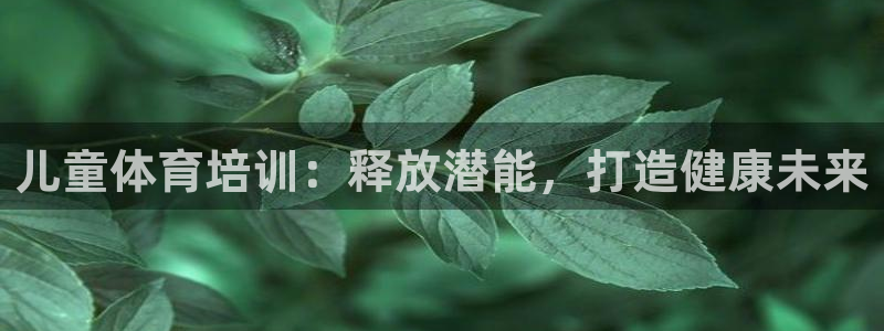 富联平台登录注册流程：儿童体育培训：释放潜能，打造健