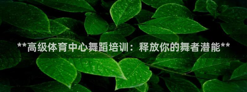 富联平台注册地址在哪里：**高级体育中心舞蹈培训：释