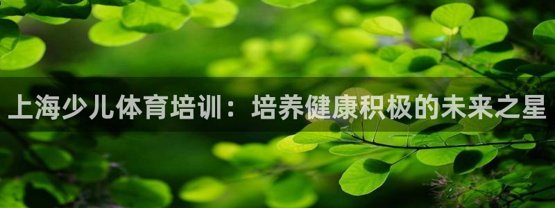 富联娱乐合作 58534I 娱乐：上海少儿体育培训：